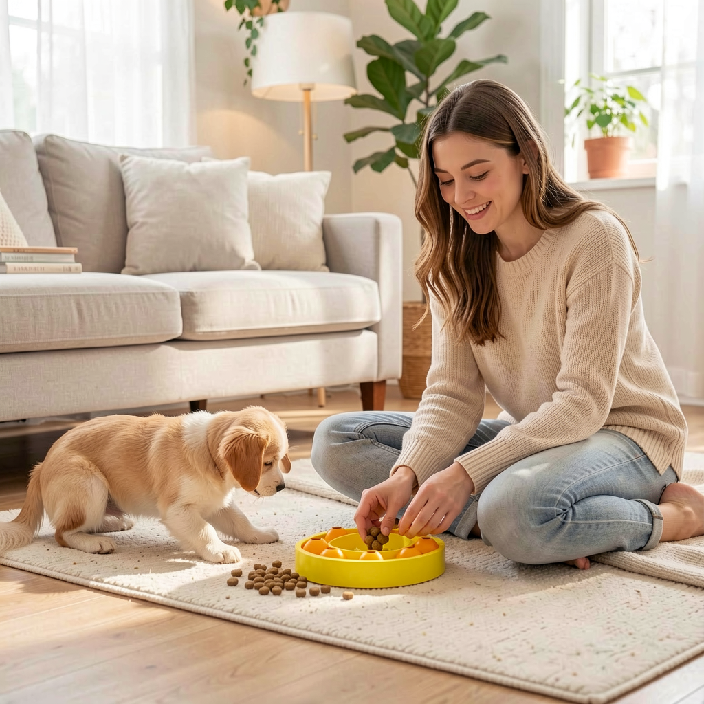 Daimon Interactive Dog Puzzle Toy - Slow Feeder & Brain Game
