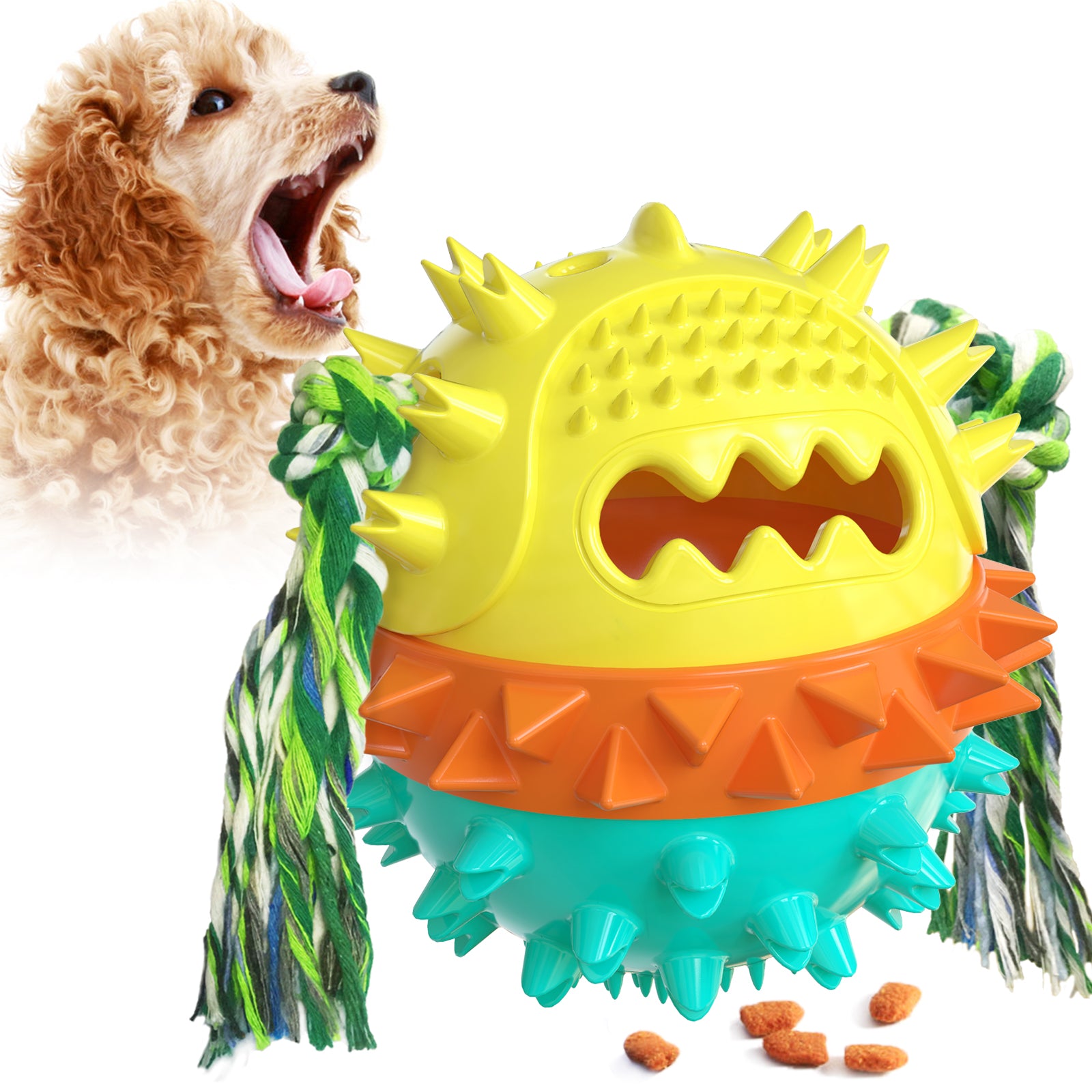 Daimon Rolling Treat Dispensing Ball - Interactive IQ Treat Toy