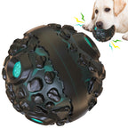 Tough Meteorite Rubber Dog Ball - Indestructible Chew Toy