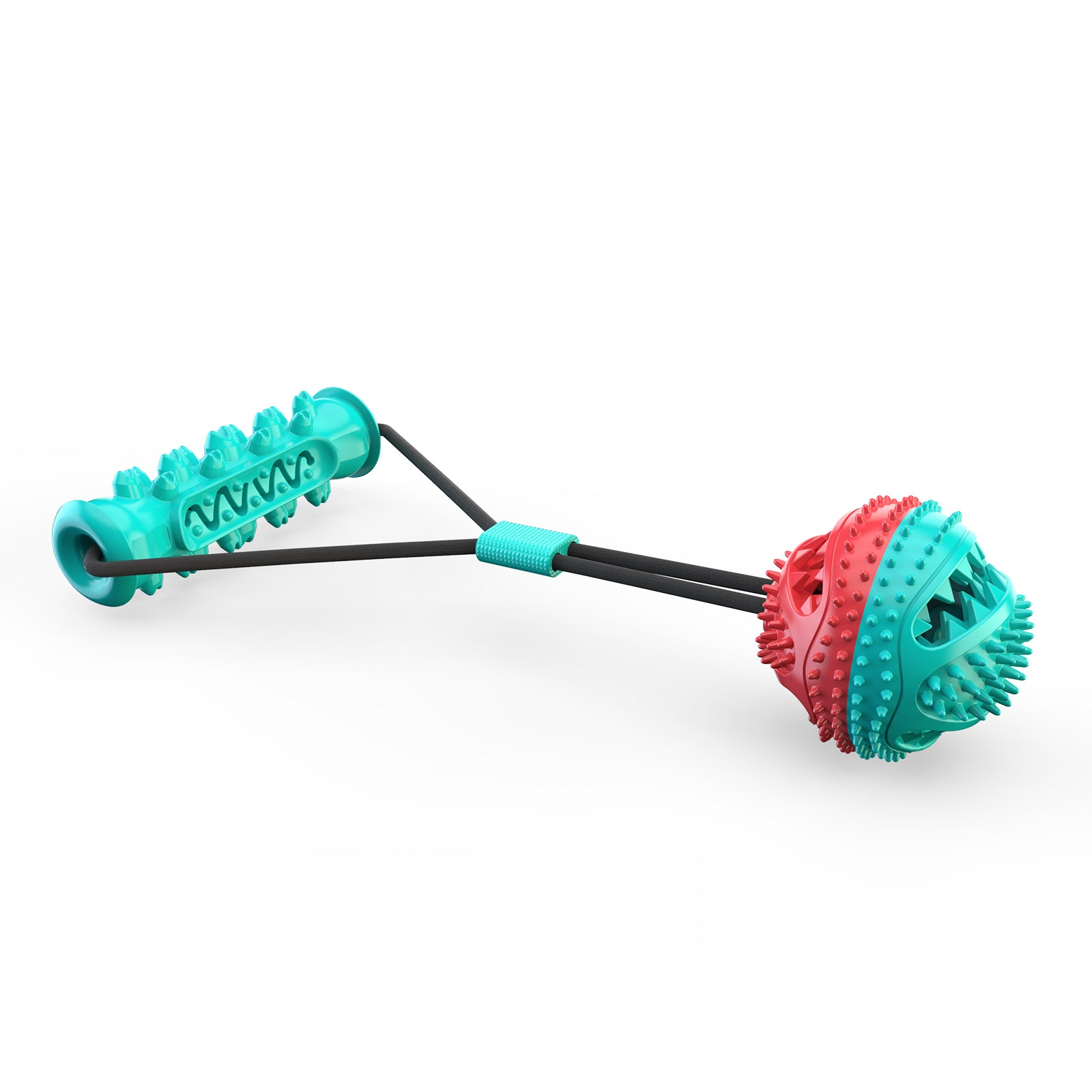 Heavy Duty Interactive Dog Training Ball - Bungee Resistance Toy