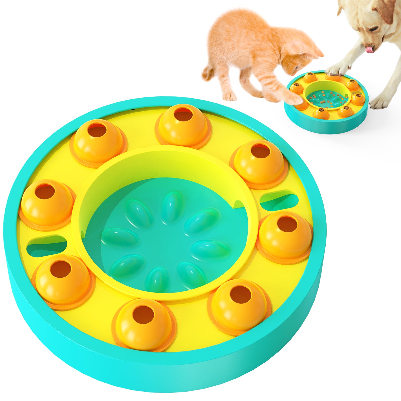 Daimon Interactive Dog Puzzle Toy - Slow Feeder & Brain Game
