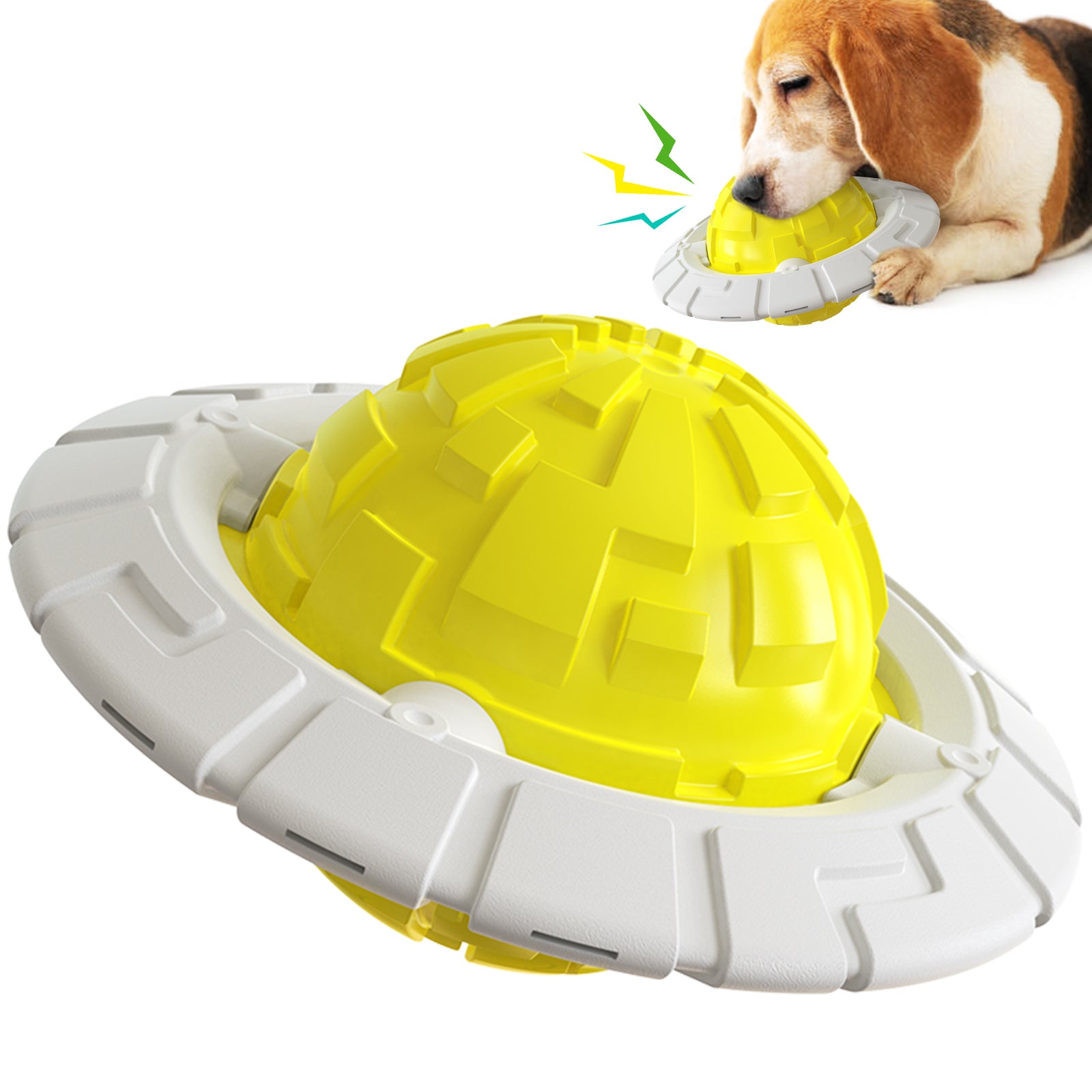 Daimon Interstellar Dog Chew Toy - Durable Teething Ball for Heavy Chewers