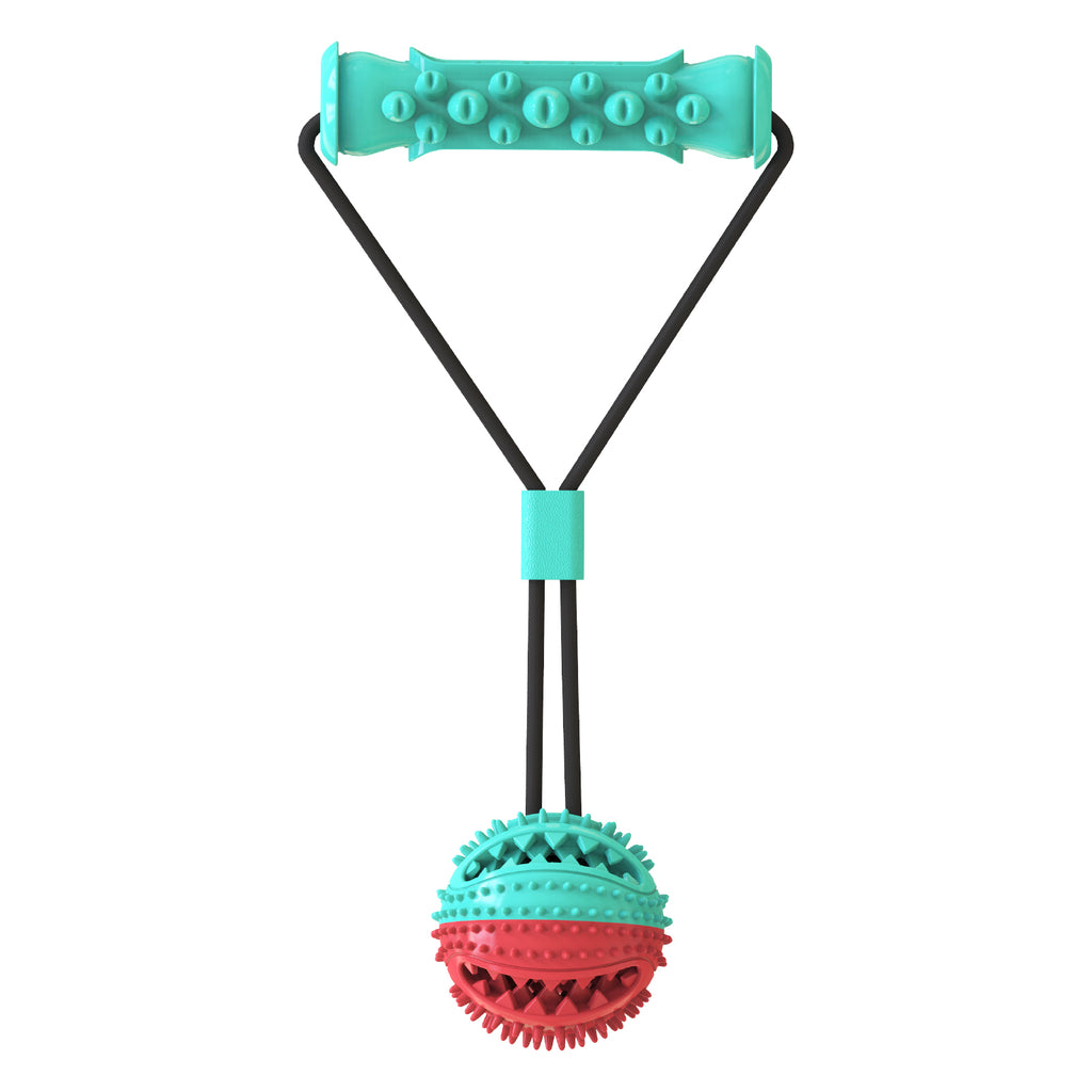 Heavy Duty Interactive Dog Training Ball - Bungee Resistance Toy