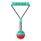 Heavy Duty Interactive Dog Training Ball - Bungee Resistance Toy