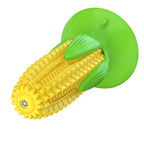 Powerful Suction Cup Corn Chew Toy - Dental Care Teether