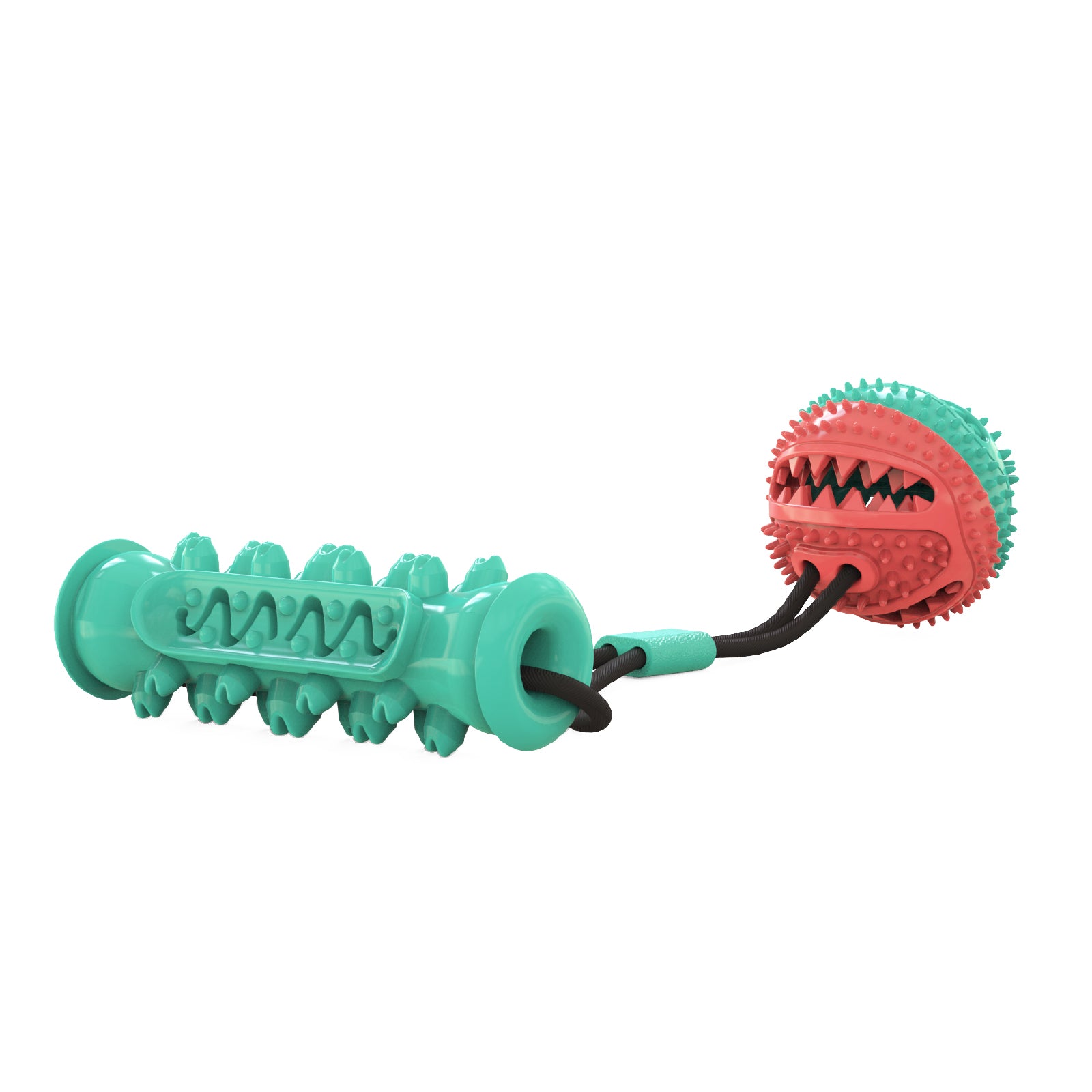 Heavy Duty Interactive Dog Training Ball - Bungee Resistance Toy