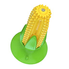 Powerful Suction Cup Corn Chew Toy - Dental Care Teether