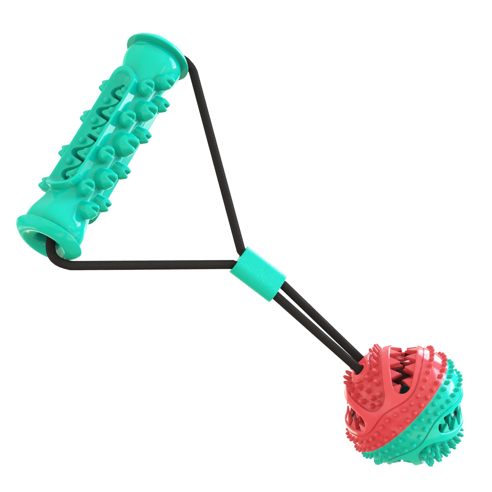 Heavy Duty Interactive Dog Training Ball - Bungee Resistance Toy