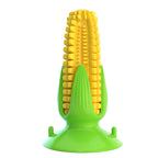 Powerful Suction Cup Corn Chew Toy - Dental Care Teether