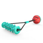 Heavy Duty Interactive Dog Training Ball - Bungee Resistance Toy
