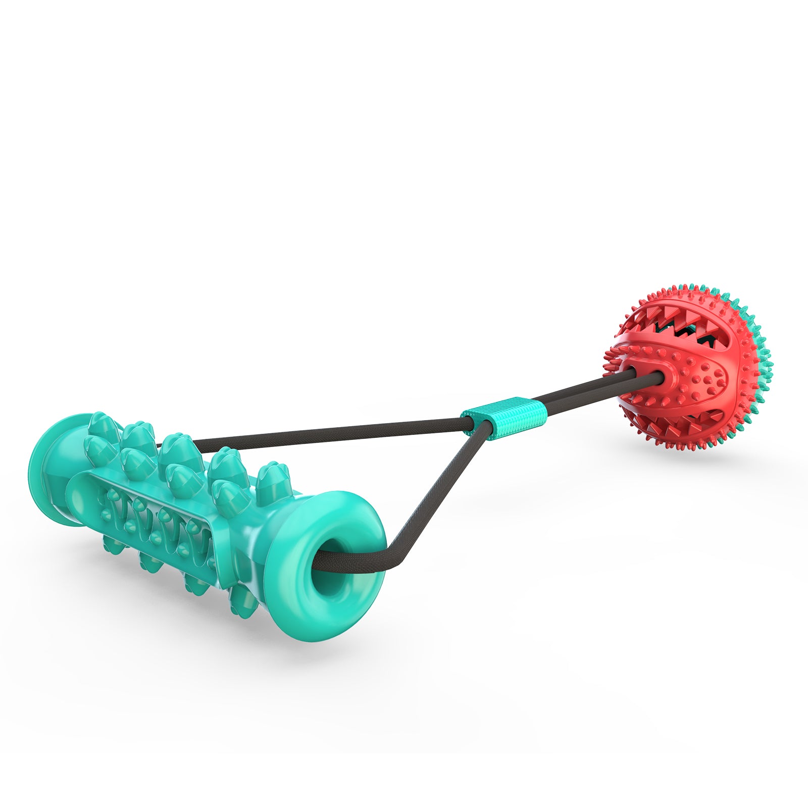 Heavy Duty Interactive Dog Training Ball - Bungee Resistance Toy